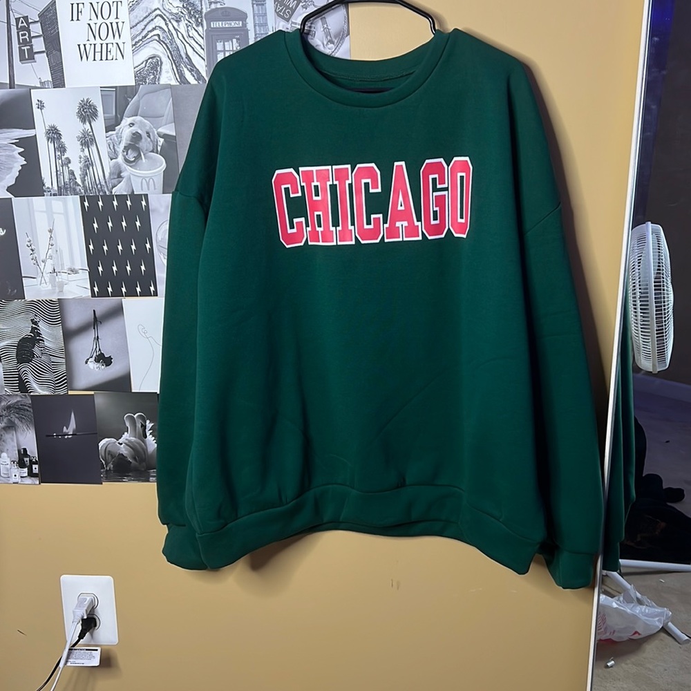 Green BLUSHMARK Crew Neck